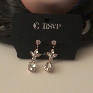 *FWP* Charming Charlie RSVP Rose Gold Earrings